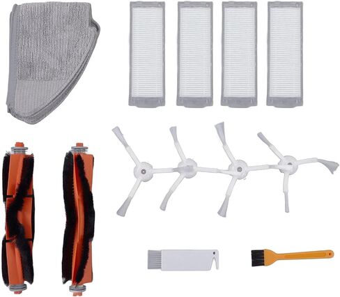 Replacement Filter and Brush Kit Compatible for Mi Robot Vacuum Mop 2 Lite Pro MJSTL MJST1S Vacuum Cleaning Maintenance Accessories in Kuwait