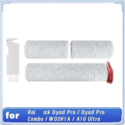 أجزاء فرشاة الأسطوانة المتوافقة مع Roborock Dyad Pro / Dyad Pro Combo / WD2H1A / A10 Ultra - المكنسة الكهربائية الرطبة والجافة in Kuwait