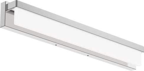 LED Bathroom Vanity Light Fixture Over Mirror 24.4 inch Modern Rectangle Finishing Bath Vanity Lighting Bar 4000K Daylight Wall Sconce (Chrome) in Kuwait