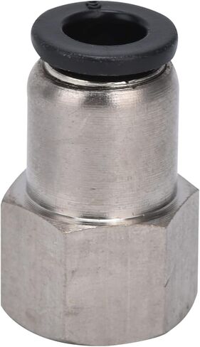 Female Straight Pneumatic Connector, Brass Air Line Quick Fitting, Internal Thread, Multiple Sizes - Durable, Leak Design, Ideal for Automation Equipment (10-01) in Kuwait