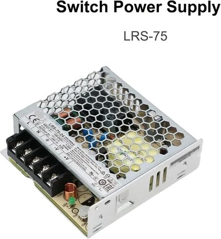 LRS-75 سلسلة إخراج واحد تحويل التيار الكهربائي 5V 14A / 12V 6A / 24V 3.2A 75W للتحكم بالليزر (LRS-75-05 (5V)) in Kuwait