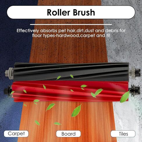 (12 حزمة) قطع غيار Q5 Pro متوافقة مع Roborock Q5 Pro/ Q5 Pro+/ Q8 Max/ Q8 Max+ مكنسة روبوت، طقم إكسسوارات، فرشتان دوارتان، فرشتان جانبيتان، 3 مرشحات HEPA، 3 أكياس غبار، 2 وسادات ممسحة in Kuwait