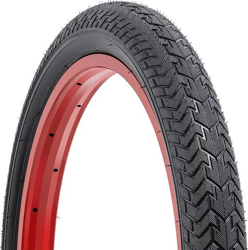 YUNSCM 2-PCS 20" إطارات دراجة 20x1.95/53-406 متوافقة مع إطارات دراجة الطريق 20x1.95 in Kuwait