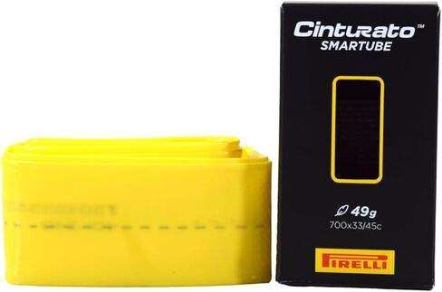 Pirelli Cinturato SmarTUBE 33/45-622، صمام بريستا 60 مم - مقاومة فائقة للثقب، وزن منخفض، أساسيات ركوب الدراجات المغامرة - أنبوب إطار الدراجة مع سلسلة مفاتيح (قطعتان) in Kuwait