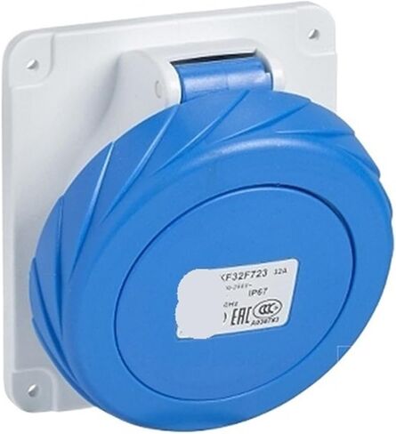 81290 Connector PK Screw Connection Concealed Industrial Socket (125A 6h IP67 3P Blue) in Kuwait