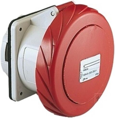 81694 Connector PK Screw Concealed Industrial Socket (125A 6h IP67 4P Red) in Kuwait