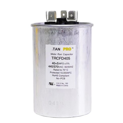 TRCFD405 متوافق مع مكثف تشغيل المحرك المزدوج TitanPro HVAC. 40/5 مفد / فائق التوهج 440/370 فولت in Kuwait