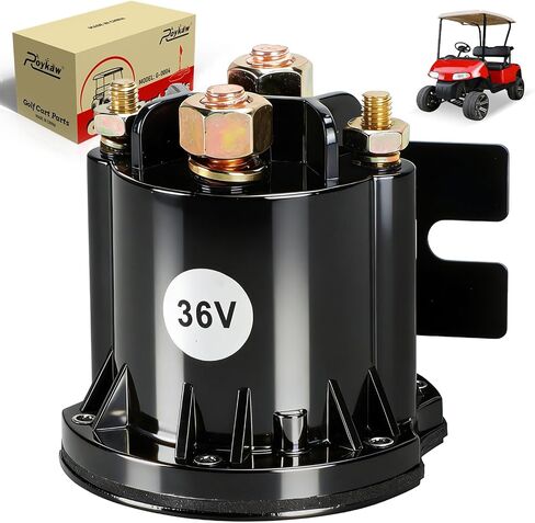 Roykaw 36 Volt 150A Golf Cart Solenoid Compatible with EZGO RXV 2008-up Electric Golf Carts, 4 Terminal Continuous Duty, Replaces OEM# 609428, 608897, 624317 in Kuwait
