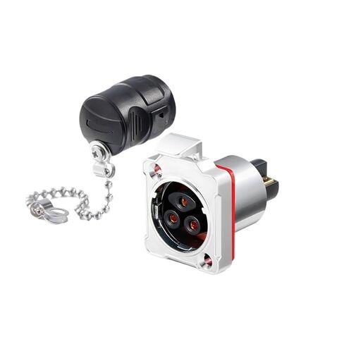 Solder Type 25A BD24 Aviation Plug and Socket 3-pin snap-on Power Industrial Connector(Metal Female Base) in Kuwait
