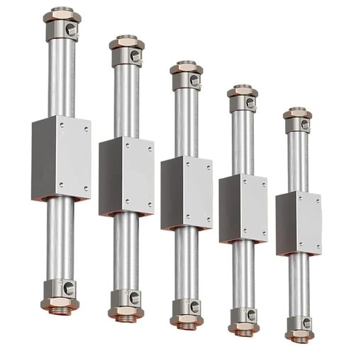 1pcs 25mm Bore RMS25 Rodless Magnetic Air Pneumatic Cylinder Double Acting 100/200/300/400/500/600/700/800/1000mm Stroke(300mm,(Bore 25mm) RMS25) in Kuwait