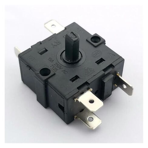 1 Piece Electric Heater Gear knob Switch 5-pin 0-1-2-3 Gear Rotary Switch selector AC 250V 16A Temperature Control Switch in Kuwait
