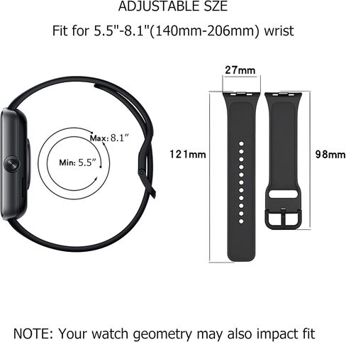 عبوتان من أربطة السيليكون المتوافقة مع حزام ساعة Redmi Watch 5/4، سوار رياضي من السيليكون لـ Xiaomi Mi Smart Band 8 Pro/9 Pro النساء والرجال in Kuwait