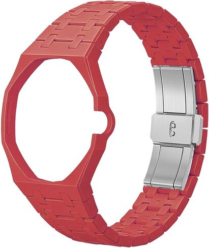 حافظة ساعة من السيراميك بالكامل وحزام بديل متوافق مع سلسلة AP x Swatch Royal Pop، حزام معصم قابل للتحويل لتوجيه التاج عند الساعة 12، حزام بديل مقاوم للماء in Kuwait