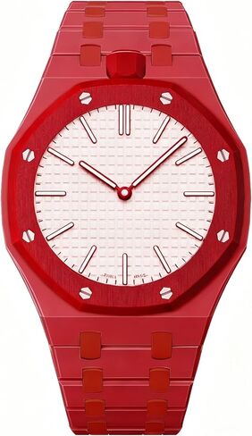 حافظة ساعة من السيراميك بالكامل وحزام بديل متوافق مع سلسلة AP x Swatch Royal Pop، حزام معصم قابل للتحويل لتوجيه التاج عند الساعة 12، حزام بديل مقاوم للماء in Kuwait
