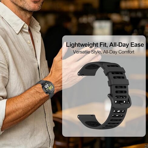 أربطة سيليكون متوافقة مع COROS PACE 3/4/Pro، COROS APEX PRO/2 Pro/APEX 46 مم/APEX 4 42 مم، حزام بديل رياضي ناعم مسامي سريع الفك للنساء والرجال in Kuwait