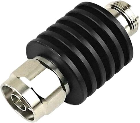 10W N Type Attenuator DC-3Ghz/4Ghz 1/2/3/5/6/10/15/20/30db/40db N Male to Female RF coaxial Power Male(30db,3G) in Kuwait