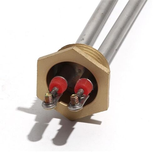 سخان DN25/32 مم، عنصر تسخين كهربائي 1.0 بوصة لسخان الغلاية/موزع المياه، سخانات 110 فولت/220 فولت، 700 وات/1000 وات/1500 وات (أبيض، 110V_700W105L DN25 201SS) in Kuwait