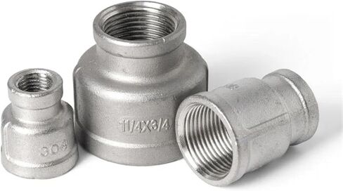 1/8 "1/4" 3/8 "1/2" 3/4 "1" 1-1/4 "1-1/2" أنثى الموضوع 304 الفولاذ المقاوم للصدأ المقبس المخفض تجهيزات الأنابيب موصل (1.5 BSP - 1.2 BSP) تركيبات السباكة in Kuwait