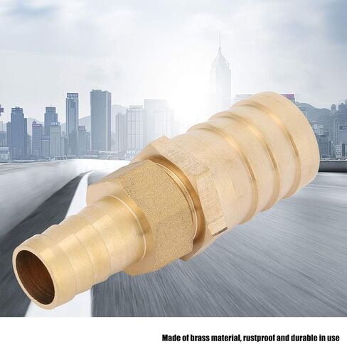 Yinhing Copper Diameter Reducer Bushing 16mm to 25mm Brass Barbed Reducing Adapter for Female Thread Pipe Fittings Proof and High Pressure (16-25mm) in Kuwait
