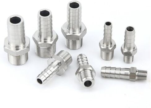 1 قطعة 8 مللي متر خرطوم M20x1.5 ذكر الموضوع الفولاذ المقاوم للصدأ ارتفاع ضغط وصلة أنابيب وصلات سباكة in Kuwait