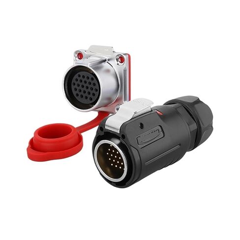 LP-24 Signal Connector 24 core Multi-PIN Industrial Waterproof Aviation Plug Socket Multi-core(Flange Formal wear) in Saudi Arabia