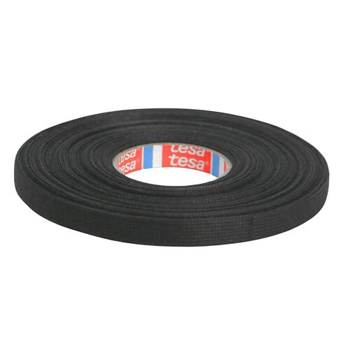 tesa PET Fleece Wire Harness Tape (51608), 3/8 in. x 16.4 yds. (Black) in Kuwait