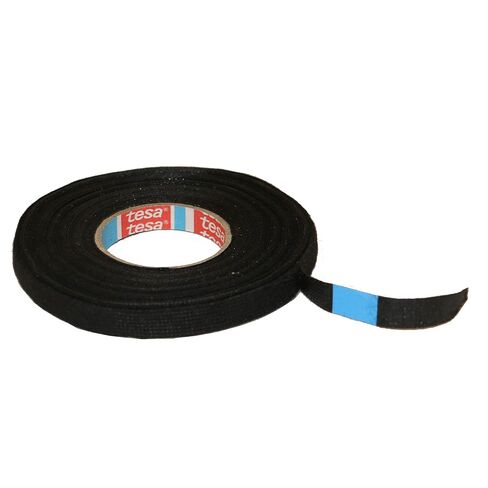 tesa PET Fleece Wire Harness Tape (51608), 3/8 in. x 16.4 yds. (Black) in Kuwait