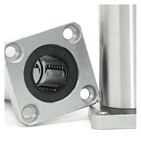 Small Sealed Steel Ball Bearing LMK6LUU LMK8LUU LMK10LUU LMK12LUU LMK16LUU LMK20LUU Square Flanged Type Linear Bushing Ball Bearing CNC Parts for 3D Printer(LMK10LUU 4PCS) in Kuwait