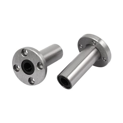 Small Sealed Steel Ball Bearing 4PCS 8mm LMF8LUU Long Type Round Flange Coupling Linear Motion Bearing CNC Parts Slide in Kuwait