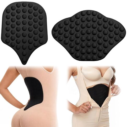 Outus 2 Pcs Lipo Foam Board Set Abdominal and Back Lipo Compression Board 360 Lymphatic AB Compression Foams Pad for Women(Black) in Kuwait