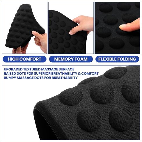 Outus 2 Pcs Lipo Foam Board Set Abdominal and Back Lipo Compression Board 360 Lymphatic AB Compression Foams Pad for Women(Black) in Kuwait