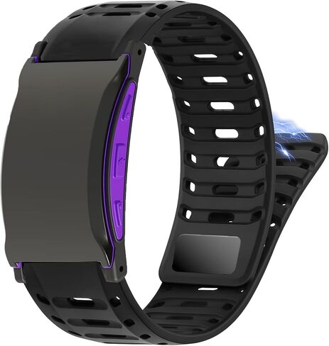 Lamshaw متوافق مع Shock Clock Max Bands، سريع الإصدار من السيليكون الرياضي الجديد المقاوم للعرق، حزام مسامي للجنسين متوافق مع Pavlok Shock Clock 3، Max in Kuwait