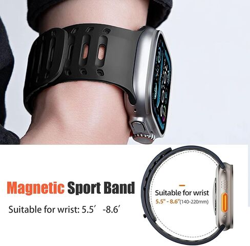 Lamshaw متوافق مع Shock Clock Max Bands، سريع الإصدار من السيليكون الرياضي الجديد المقاوم للعرق، حزام مسامي للجنسين متوافق مع Pavlok Shock Clock 3، Max in Kuwait