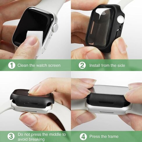 متوافق مع حافظة واقي الشاشة Xiaomi Smart Band 10 Pro، غشاء صلب من البولي كربونات في قطعة واحدة، مقاوم للخدش والصدمات، رفيع للغاية وشفاف وأسود من التيتانيوم الصلب 2 في 1 in Kuwait
