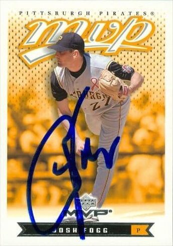مستودع التوقيع 46716 بطاقة بيسبول موقعة من جوش فوج بيتسبرغ بايرتس 2003 Upper Deck Mvp No.163 in Kuwait