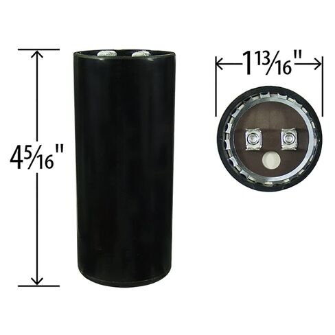 مكثف تشغيل المحرك للخدمة الشاقة 270-324 فائق التوهج × 165VAC # 091A270B165BE5A in Kuwait