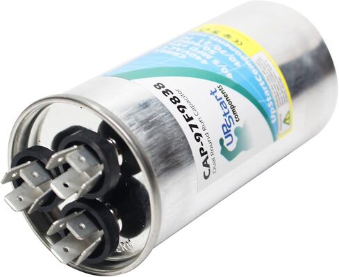 40/5 MFD 440 Volt Dual Round Run Capacitor Replacement for Armstrong/Lennox SFT44405A14 - CAP-97F9838, UpStart Components Brand in Kuwait