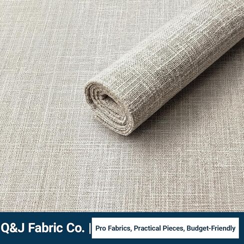 Q&J Fabric Co. مفرش طاولة بمظهر كتان، لافتة طاولة مقاس 33 × 91.44 سم قابلة للغسل في مزرعة ريفية لتزيين طاولة محايدة للمنزل والمطبخ والاستخدام اليومي باللون البيج in Kuwait