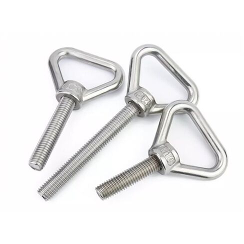 304 Stainless Steel Triangle Eye Bolts Screws M8 M10 M12 (M8 x 80mm,1) in Kuwait