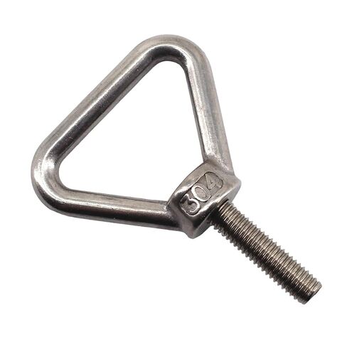 4Pcs M8x30 304 Stainless Steel Long Shank Triangle Lifting Eye Bolts Screws Heavy Duty Lifting Ring Eyebolts in Kuwait