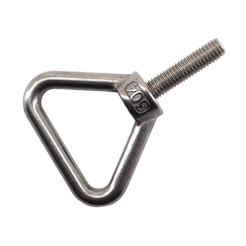 4Pcs M8x30 304 Stainless Steel Long Shank Triangle Lifting Eye Bolts Screws Heavy Duty Lifting Ring Eyebolts in Kuwait