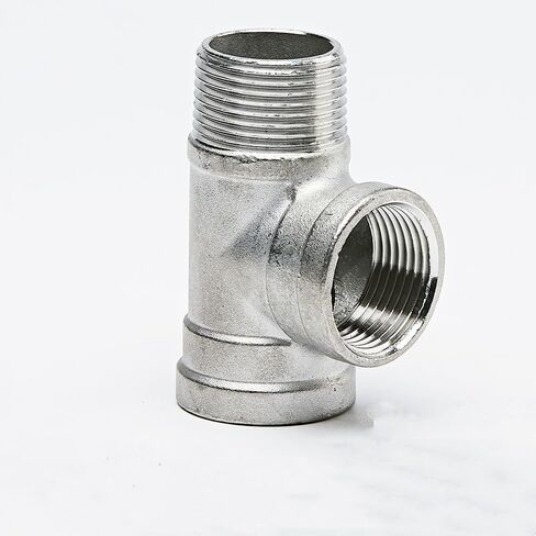 1 قطعة ذكر + أنثى + أنثى الخيوط 3 طريقة المحملة T وصلة أنابيب 1/2 "3/4" 1 "الخيوط SS304 الفولاذ المقاوم للصدأ (3/4") in Kuwait