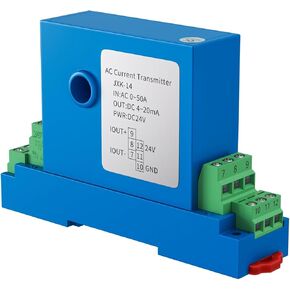 1pcs AC DC Current Transmitter 0-10A 0-20A 0-50A 0-100A 0-150A to 4-20mA 0-10V 0-5V RS485 Current Sensor Transducer with DC24V(4-20mA,AC 0-20A) in Kuwait