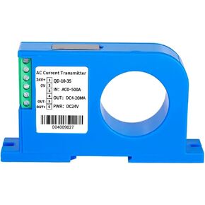 DC24V Three Terminal Isolation Ampere Transducer Current Transformer AC 0-600A Current Transmitter 4-20ma 0-10V RS485(20,Output 0-10V) in Kuwait