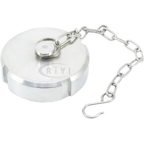 SMS 25 32 38 51 57 63-159mm 304 Stainless Steel Couping Union End Cap Plumbing Fitting(With Chain,SMS 159mm) in Kuwait