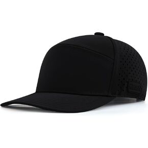قبعة Zylioo XXL شبكية Snapback للرؤوس الكبيرة، قبعة أداء بفتحات تهوية بالليزر | فتحات جانبية واسعة مقاس 2XL وقناع مستقيم تساعد أشكال الرأس الأكثر امتلاءً على البقاء أكثر برودة أثناء ممارسة الجولف والجري والسفر. in Kuwait