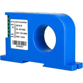 DC24V 20/35mm Hole AC Current Transmitter 20A 50A 100A 600A to 4-20mA 0-20mA 0-10V RS485 DC24V AC Current Transducer(AC 0-50A) in Kuwait
