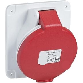 PKF32F435 waterproof connector fast concealed industrial socket (32A 6h IP44 5P red) in Saudi Arabia