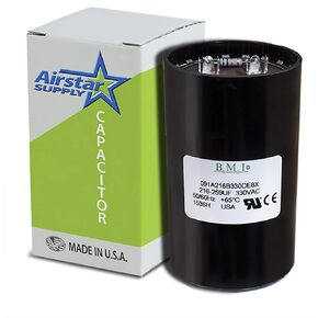 216-259 uF x 330 VAC U.S.A. CD60 AC Motor Heavy Duty High Torque Start Capacitor 091A216B330DE8X with Resistor in Saudi Arabia