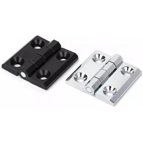 CL226 Zinc Alloy Hinge Open Installation Hinge Industrial Equipment Cabinet Hinge Furniture Hardware Cabinet Hinge 50x50mm 1Pcs(Silvery) in Kuwait